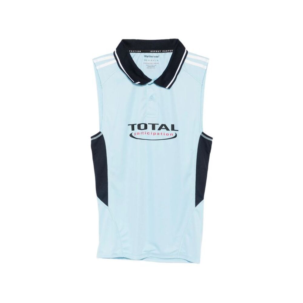Martine Rose Blue Polo Shirts Men